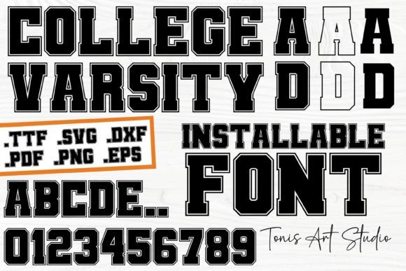 Ab College Outline: A Varsity Display Font for Web