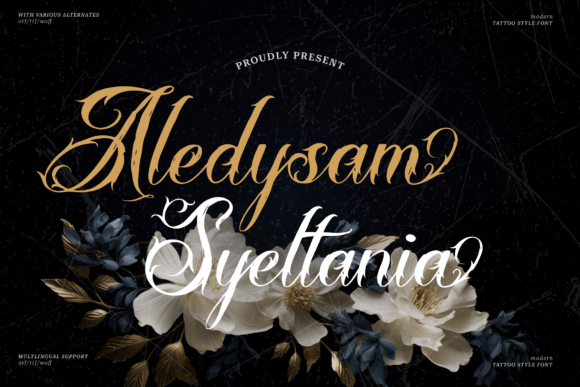 Aledysam Syeltania: A Blackletter Font for Campaigns