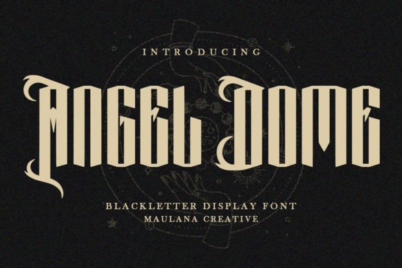 Angel Dome: A Bold Blackletter Font for Web Design