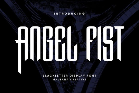 Angel Fist: A Bold Blackletter Font for Branding