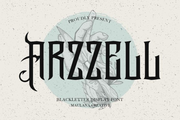 Arzzell: A Premium Blackletter Font for Branding
