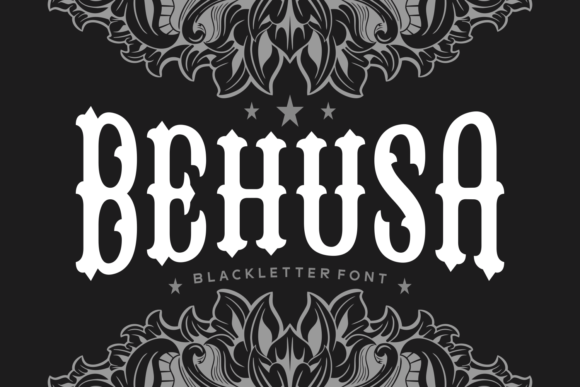 Behusa: A Modern Blackletter Font for Editorial Design