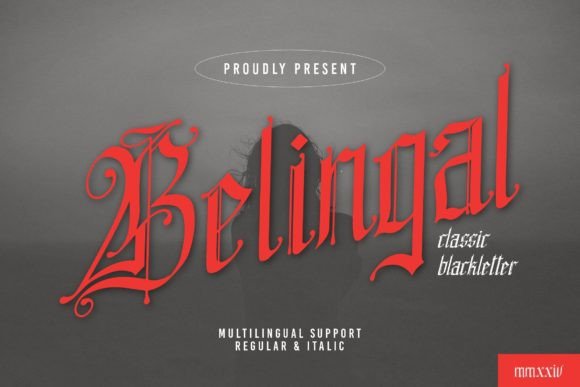Belingal: A Classic Blackletter Font for Makers