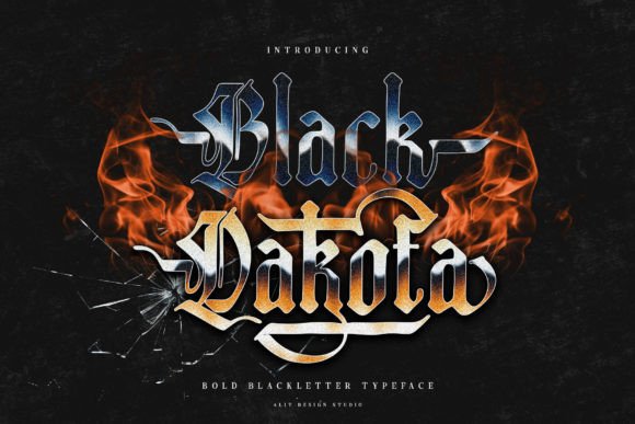 Black Dakota: A Vintage Blackletter Typeface Review