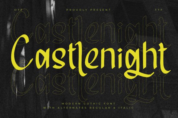 Castlenight: A Modern Blackletter for Bold Branding