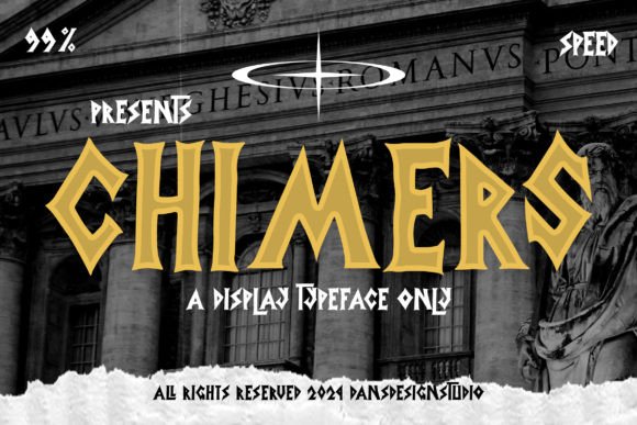 Chimers: The Edgy Blackletter Font for Bold Marketing