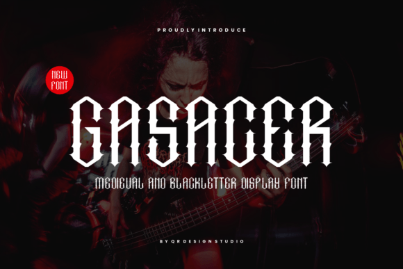 Gasacer: A Bold Blackletter Font for Web Design