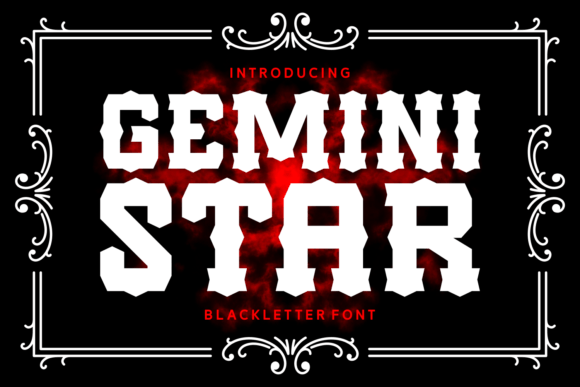 Gemini Star: A Unique Gothic Font for Design
