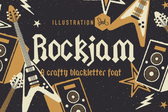 Rockjam: A Vintage Blackletter Font for Editors