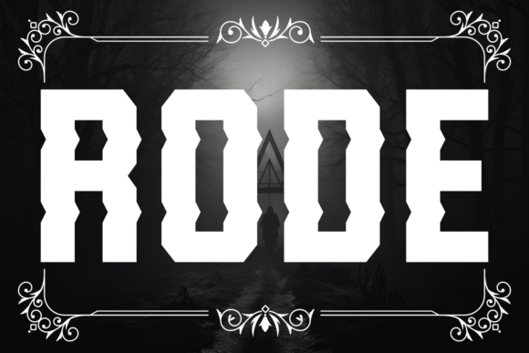 Rode: A Bold Puffy Blackletter Font for Brands