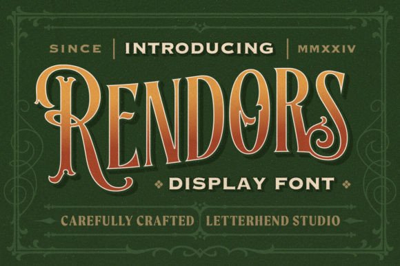 Ronders: A Bold Vintage Typeface for Campaigns