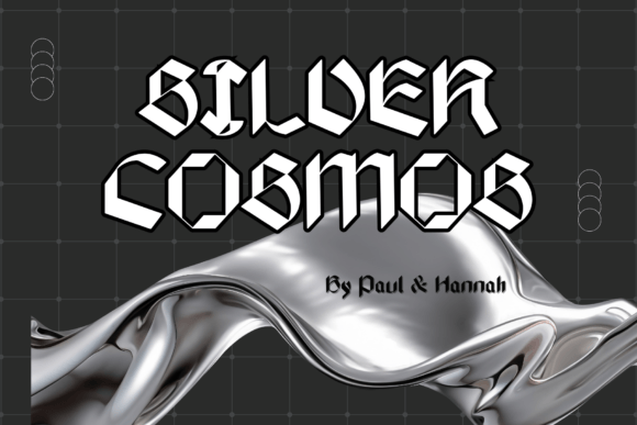 Silver Cosmos: A Bold Blackletter Font for Branding