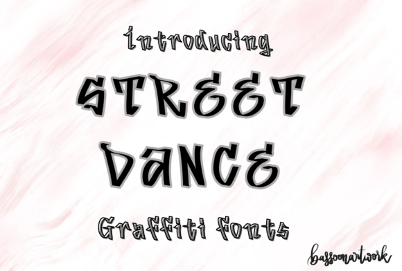Street Dance: A Playful Blackletter Font for Crafters