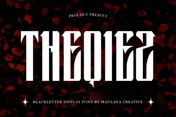 Theqiez: A Bold Blackletter Display Font Review
